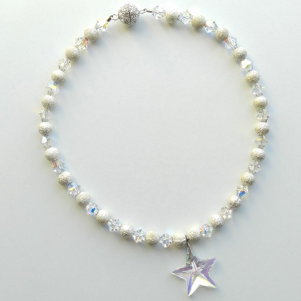 Handmade Swarovski Crystal AB Star "Bootlet"